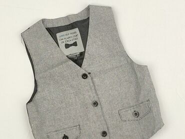 kamizelka reglanowa z rekawkiem na drutach dla dziewczynki tutorial: Vest, KappAhl, 5-6 years, 110-116 cm, condition - Perfect