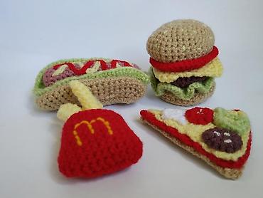 Игрушки: "вкусные игрушки" Продаются оригинальные вязаные игрушки по теме — 7