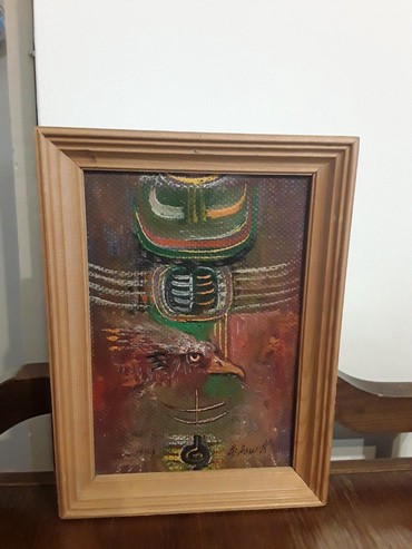 картины на холсте: Картина "Талисман", Кадыр Беков, масло, холст, 22×15см, 5000 сом