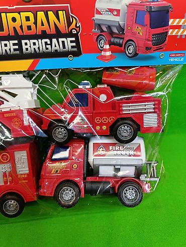 пожарный машина: Машинки пожарная команда игрушки🚒 Комплектация товара: 4 пожарные — 3