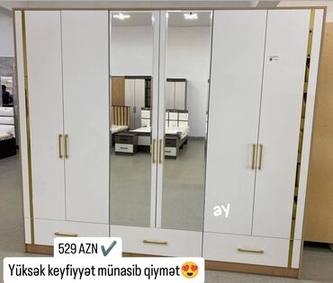 Sifarişlə dolablar: Düz dolab, Yataq otağı üçün, Paltar üçün, Açılan, Quraşdırıla bilən