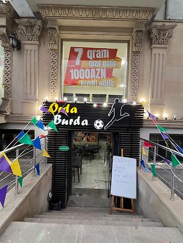 restoran: Hazır biznes satılır məkanda olan hərşey mənə aiddir . Əlavə olaraq — 1
