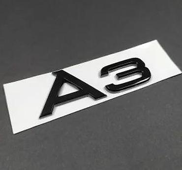 Auto delovi, gume i tjuning: Audi crni znakovi, oznake. U ponudi audi crni sjajni znakovi Znakovi — 5