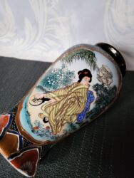 Ostali antikviteti: Vaza 1950g+ Royal Satauma rucno oslikana,24-na pozlata. Japanska — 12