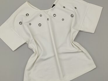 białe krótka bluzki: Bluzka Damska, 2XL, stan - Dobry