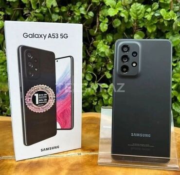 galaxy grand: Samsung Galaxy A53, 128 ГБ, цвет - Черный