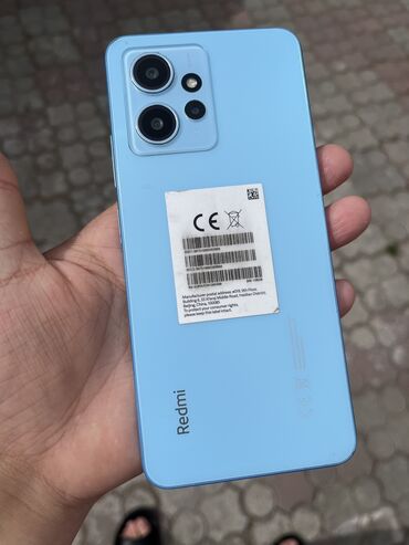 переходник для наушников с микрофоном для ноутбука: Redmi, Redmi Note 12, Б/у, 128 ГБ, цвет - Голубой, 2 SIM