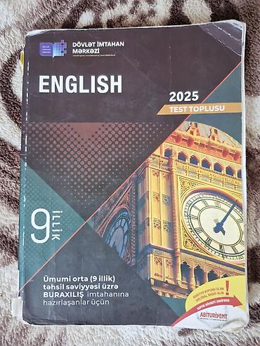 Testlər: Məhsul: “English – 2025 Test Toplusu” (Dövlət İmtahan Mərkəzi) — 1