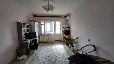 Продажа квартир: 1 комната, 40 м², Аламедин-1 мкр 106 серия, 9 этаж, Старый ремонт — 3