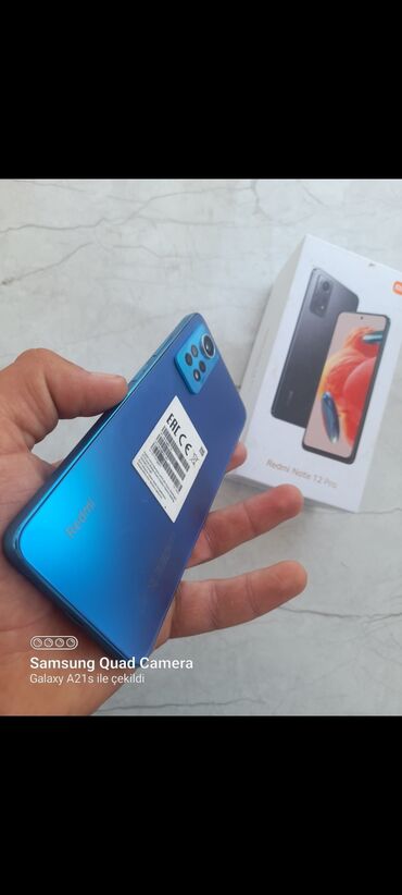 ilkin odenissiz kredit telefon planset: Xiaomi 12 Pro, 256 GB, rəng - Göy, 
 İki sim kartlı, Sənədlərlə, Barmaq izi