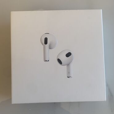 Tavalar: İşlənmiş Simsiz (Bluetooth) Qulaqcıqlar, Apple, rəng - Ağ