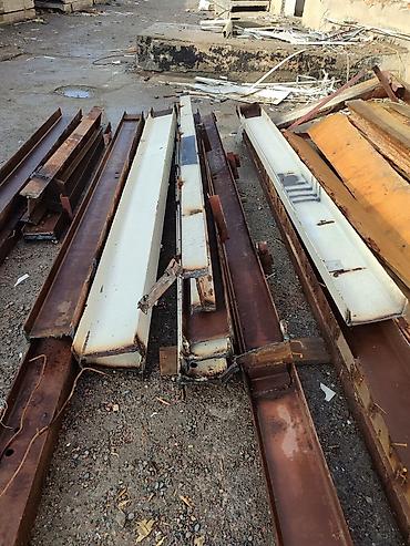 Двутавровая балка: Стальные балки/швеллера, разнокатаные, после демонтажа конструкций. - — 1