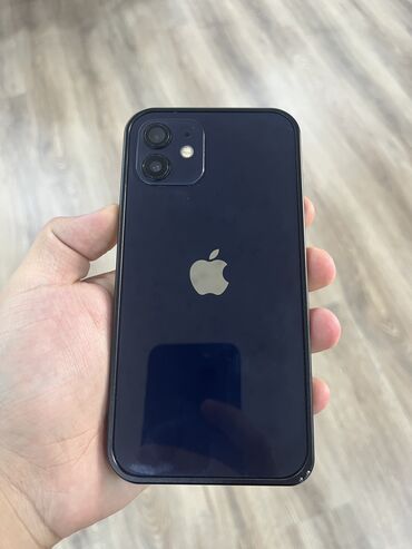 i̇phone telefonlar: IPhone 12, 64 GB, Qara, Simsiz şarj, Face ID