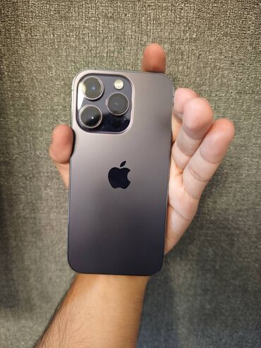 profil şəkilləri: IPhone 14 Pro, 128 GB, Deep Purple, Face ID, Sənədlərlə