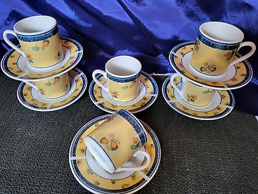 Kuhinjski setovi: Soljice nove porcelanske za kafu Vertex iz 90ih.godina. Soljice — 5