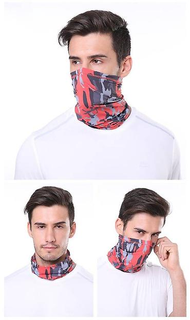 Маски, очки: Шарф-маска для езды на велосипеде, шелковая, походная бандана для — 3