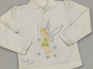 elegancki biały sweterek: Bluza, Disney, 5-6 lat, 110-116 cm, stan - Dobry