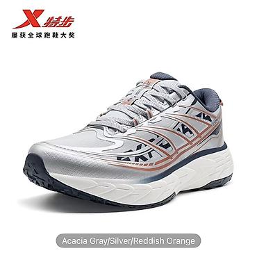 Кроссовки Xtep для бега 1 фото уЦвет: Acacia Gray/Silver/Reddish at lalafo.kg Кроссовки Xtep для бега 1 фото уЦвет: Acacia Gray/Silver/Reddish