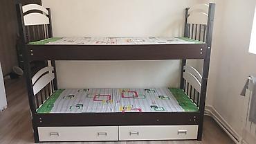 2mərtəbə kravat: Oğlan və qız üçün, İşlənmiş, Çarpayı, Matras ilə, Siyirməli, Taxta — 4