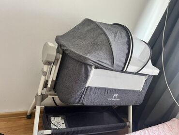 винтаж одежда: Детская приставная кроватка Ining Baby с регулируемой высотой и