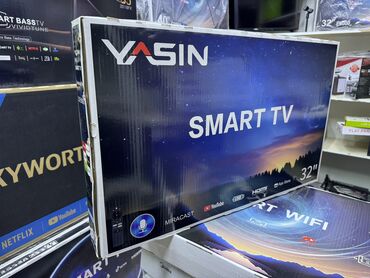 Холодильные витрины: Телевизоры YASIN 32E9000 android smart tv 81 см диагональ!!! Низкая