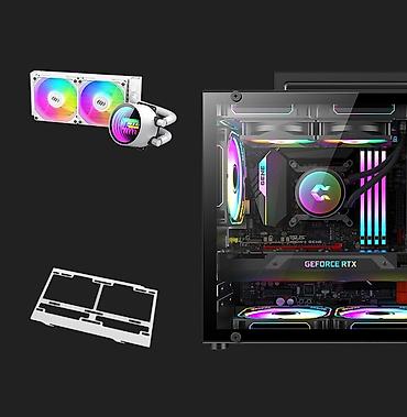 Корпусы ПК: Корпус ПК, Новый, Micro-ATX, цвет - Черный — 5