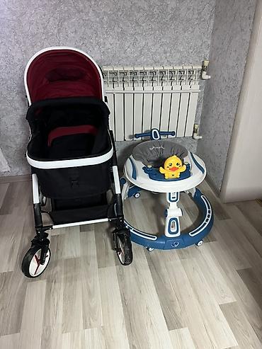 ad gunu sami: Uşaq arabası + gəzdirici (walker) dəsti Yenidiler ikisi bir yerdə — 1
