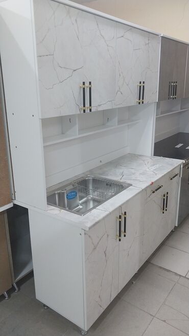 Кухонные гарнитуры: Кухонный гарнитур, Новый, цвет - Белый, Платная доставка — 15