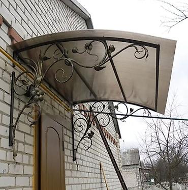 Навесы: Навес, Арочный, Металл, Поликарбонат — 3