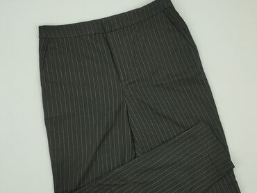 bluzki w szerokie pasy: Material trousers, Stradivarius, L (EU 40), condition - Very good