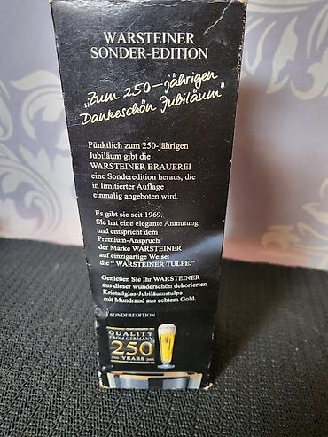 Čaše: Casa nova Warsteiner kolekcionarska za pivo 2003 godina. Warsteiner — 10