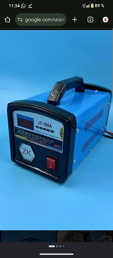 Инструменты для авто: Интеллектуальное зарядное устройство для АКБ JT-100A (аналог ТС-10А) - — 3