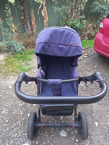 stokke xplory v6: Коляска, цвет - Фиолетовый, Б/у — 4