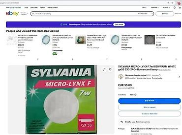 Sijalice: Sylvania Micro-Lynx F GX53 fluorescentna sijalica - Tip: kompaktna — 1