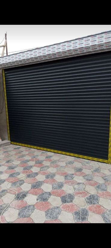 Həyət darvazaları: Yeni Taxta Həyət darvazası, Jalüz, Avtomatik, rəng - Göy, Kredit yoxdur, Ödənişli quraşdırma, Ödənişli çatdırılma — 2