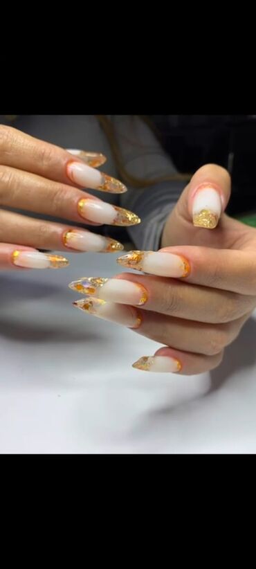 Manikür, pedikür: Manikür, Dırnaq qaynağı, Salonda — 11