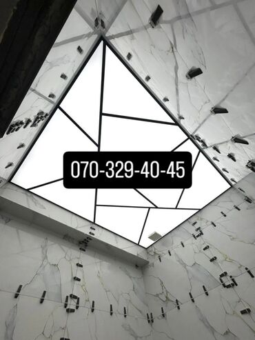 Dartma tavanlar: LED işıqlı napinji tavan – dekorativ “lightbox” sistemləri — 2