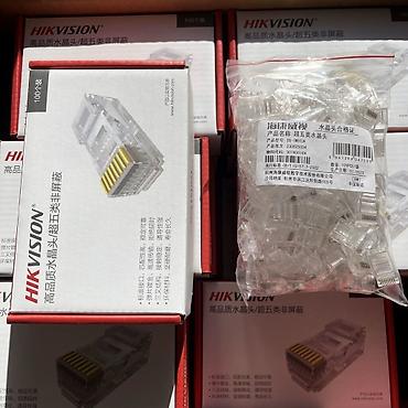 utp кабели: Коннекторы RJ45 HIKVISION для витой пары - Официальная серия — 4