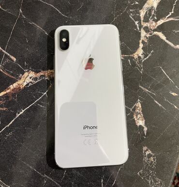 Apple iPhone: IPhone X, Б/у, 64 ГБ, Белый, Чехол, 65 %