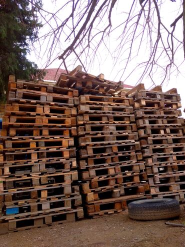 Palletlər, paddonlar: 100 ədəd paddon
1m-eni
1.20m-uzumluğ
möhkem taxdadan yğilib