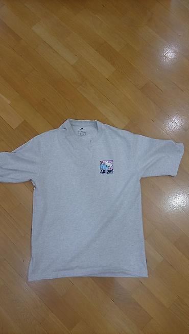 Футболки: Мужская футболка, Adidas, S, цвет - Серый — 1