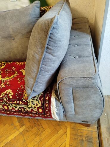 Divanlar: Künc divan, İşlənmiş, Açılan, Bazalı, Vеlur parça, Çatdırılma yoxdur — 3