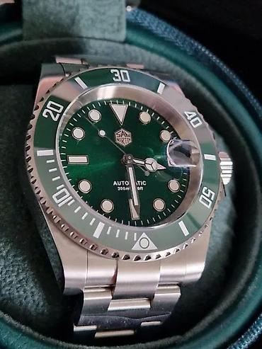 Ručni satovi: San Martin Sub Diver SN017 -Zelena- Rolex Submariner Potpuno nov — 1