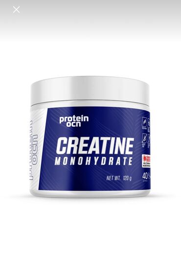 Digər idman qidaları: Creatine Monohydrat. Əzələnin həcmli və böyük görünməsini istəyirsənsə