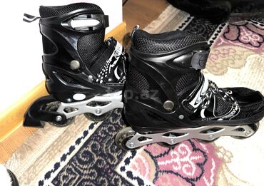 купить чемодан на колесах: Rollik konki – Power Super modeli, qara rəng. - Tənzimlənən ölçü