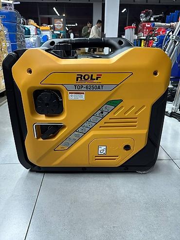 Генераторлор: Инверторные генераторы ROLF TOP-6250AT (желтый корпус, Germany — 2