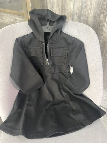 Верхняя одежда: Детская флисовая куртка универсального фасона хаки цвета. Модель с — 11