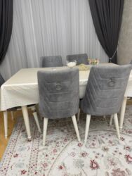 masa və oturacaqlae: Qonaq otağı üçün, İşlənmiş, Açılan, 8 stul