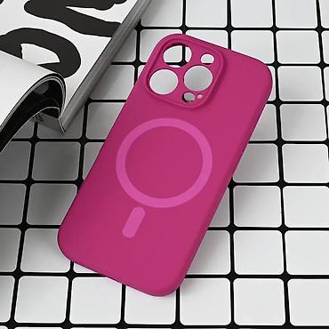 intel i5 6400: Maska Magsafe Pure color za iPhone 16 Pro 6.3 tamno pink. Uz brzu — 1