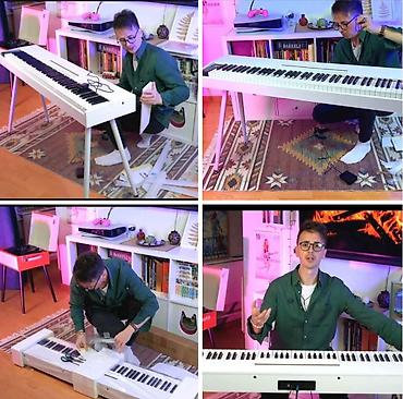 Digər: Ağ rəngli. Elektro Piano.Təzə. 88 klaviş tam oktava Piano — 1
